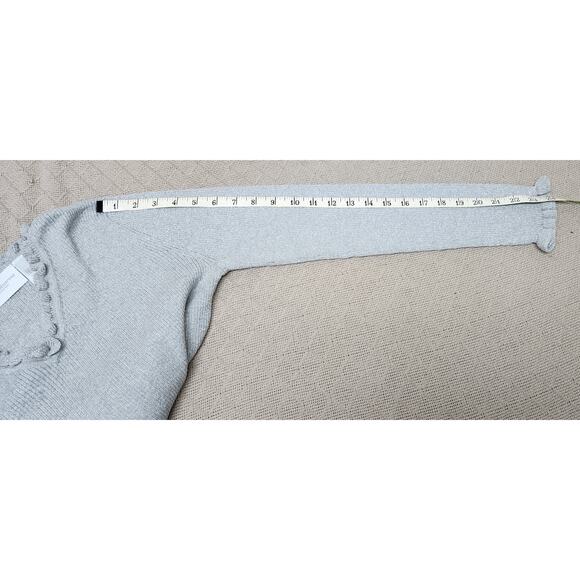 Liz Claiborne Y2K Scalloped Sparkly Pullover Sweater Women's Size Small Vintage - Picture 8 of 12